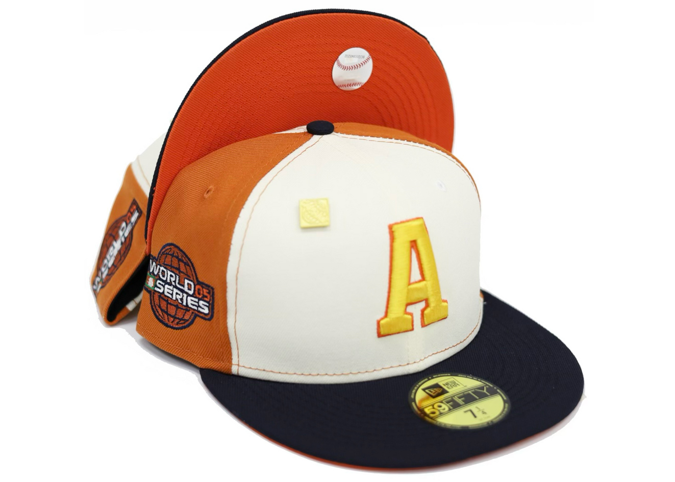 New Era Houston Astros 2005 World Series Capsule Hats 59Fifty 