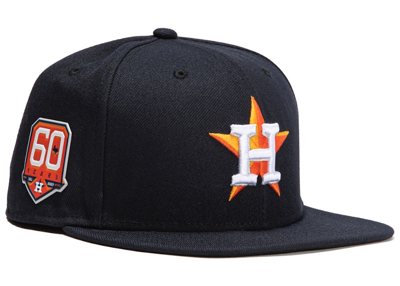 New Era Houston Astros 60th Anniversary Patch Home Hat Club