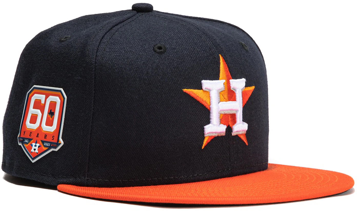 New Era Houston Astros Capsule Comet Collection Astrodome 59FIFTY Fitted Hat Grey/Pink