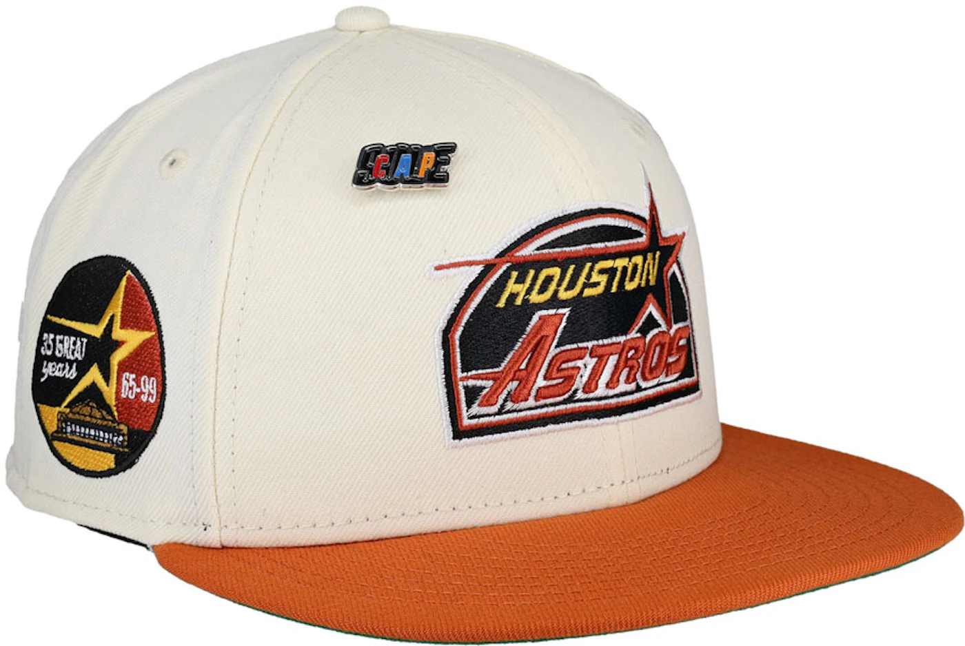 New Era Houston Astros Capsule Chrome 2.0 35 Years Fitted Hat 59Fifty  Fitted Hat White/Green - US