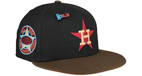 New Era Houston Astros Capsule NOS Collection 1968 All Star Game Patch 59Fifty Fitted Hat Black/Orange