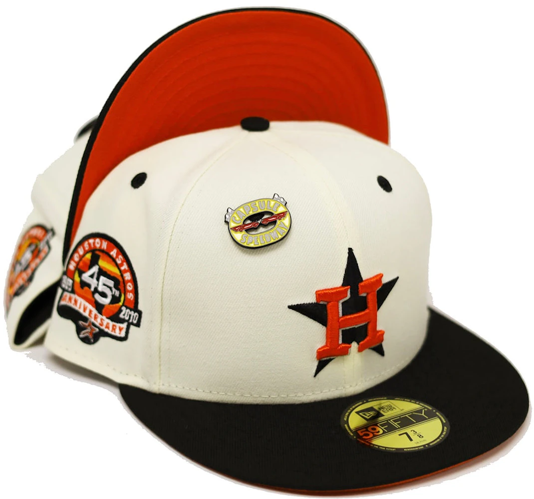 Lids Houston Astros New Era 50th Team Anniversary 59FIFTY Fitted Hat -  White/Brown