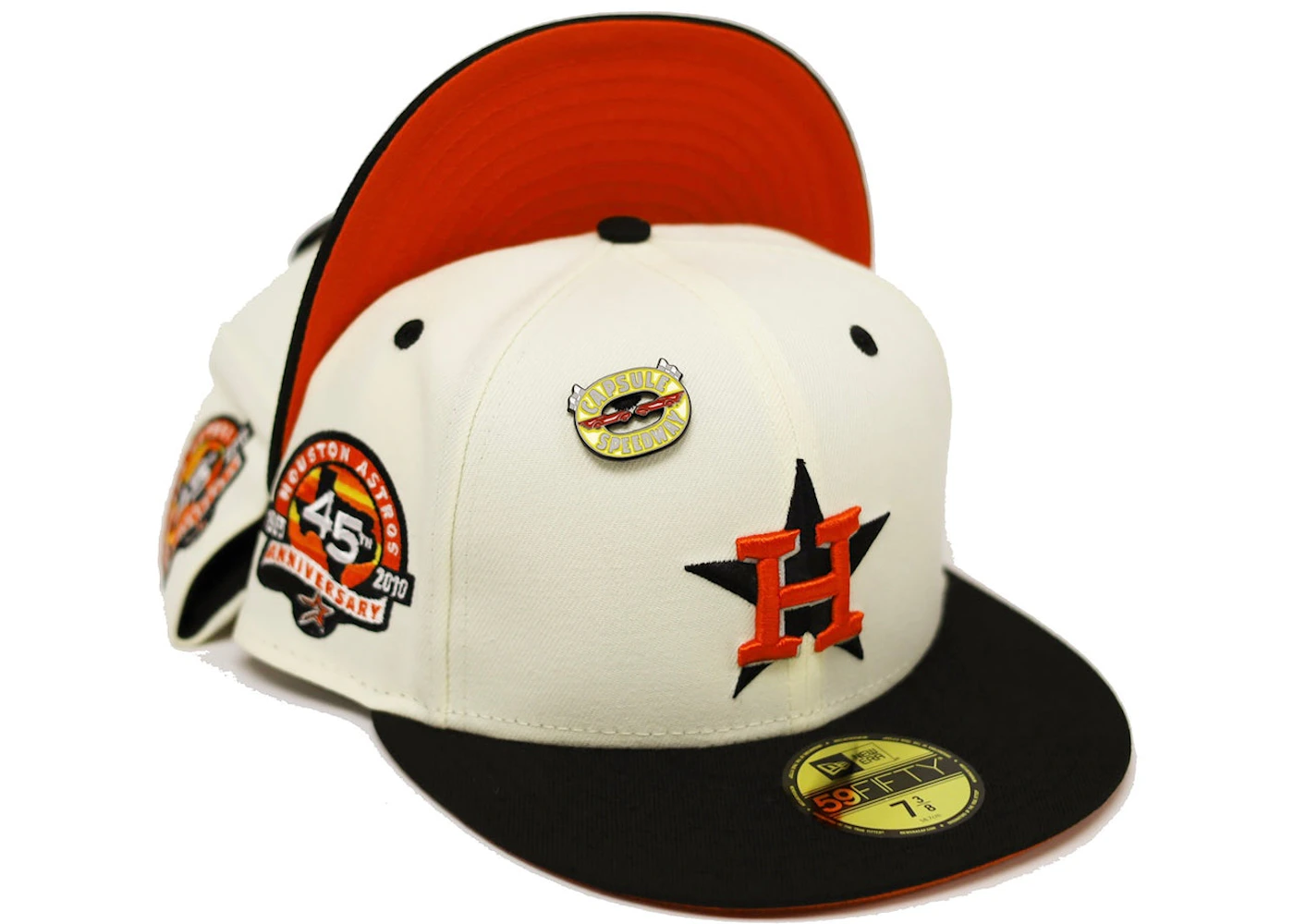 Houston astros fitted hat patch Clearance