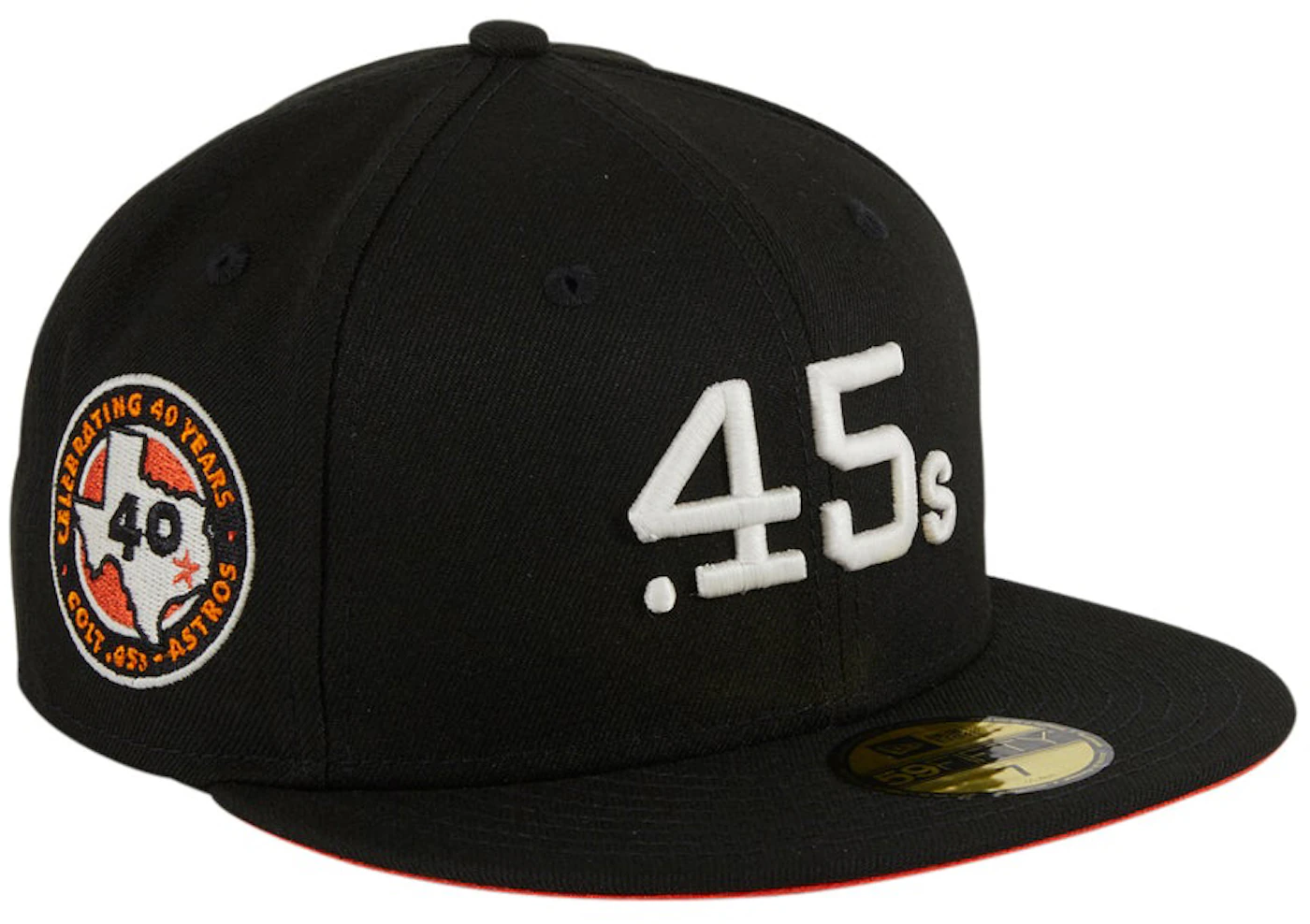 New Era Houston Astros Glow My God Colt 45s Patch Hat Club Exclusive  59Fifty Fitted Hat Black Men's - FW21 - US