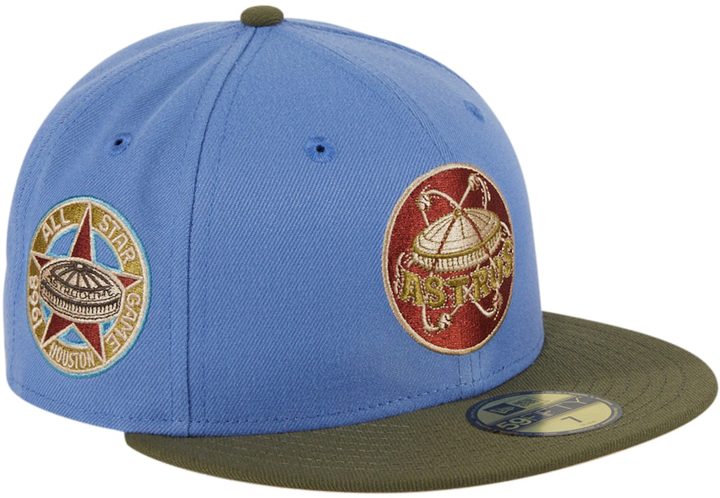Lids Houston Astros New Era Retro Beachin' Bucket Hat - Natural
