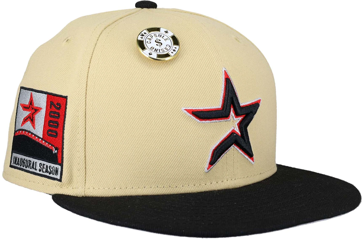 7 1/4 Houston Astros Two Tone Stone Grey Gold Brown Pink 59fifty