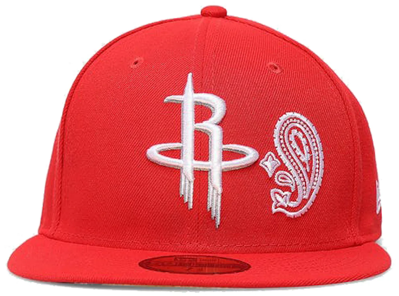 New Era Houston Rockets Patchwork Paisley Undervisor 59Fifty Fitted Hat