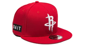 New Era x BAIT Houston Rockets Scarlet 9Fifty Snapback Cap Red