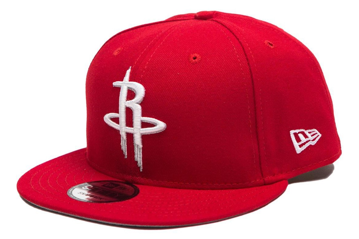Pre-owned New Era X Bait Houston Rockets Scarlet 9fifty Snapback Cap Red