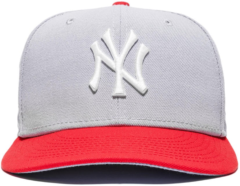 New York Yankees FABULOUS White-Red Fitted Hat by New Era