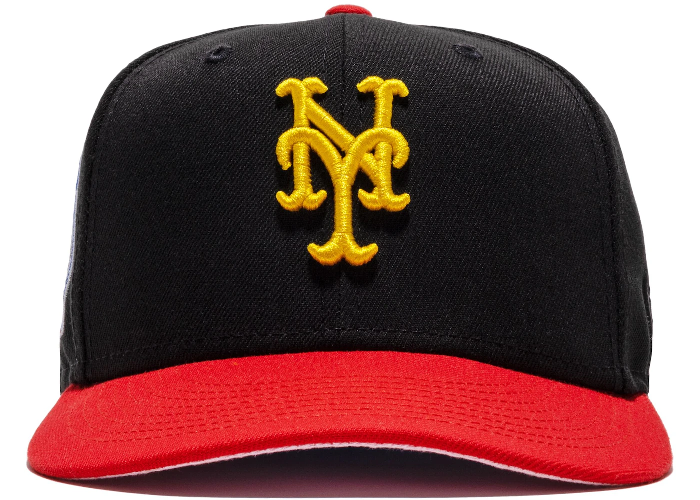 New Era Jae x Snipes USA New York Mets Subway Series 2000 Game Night 59fifty Fitted Hat Black/Red/Yellow/White - FW22 - JP