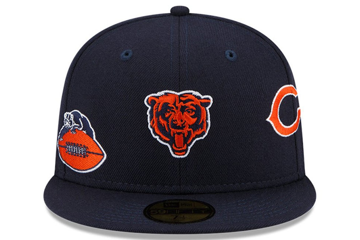Pre-owned New Era Just Don Chicago Bears 59fifty Fitted Hat Navy