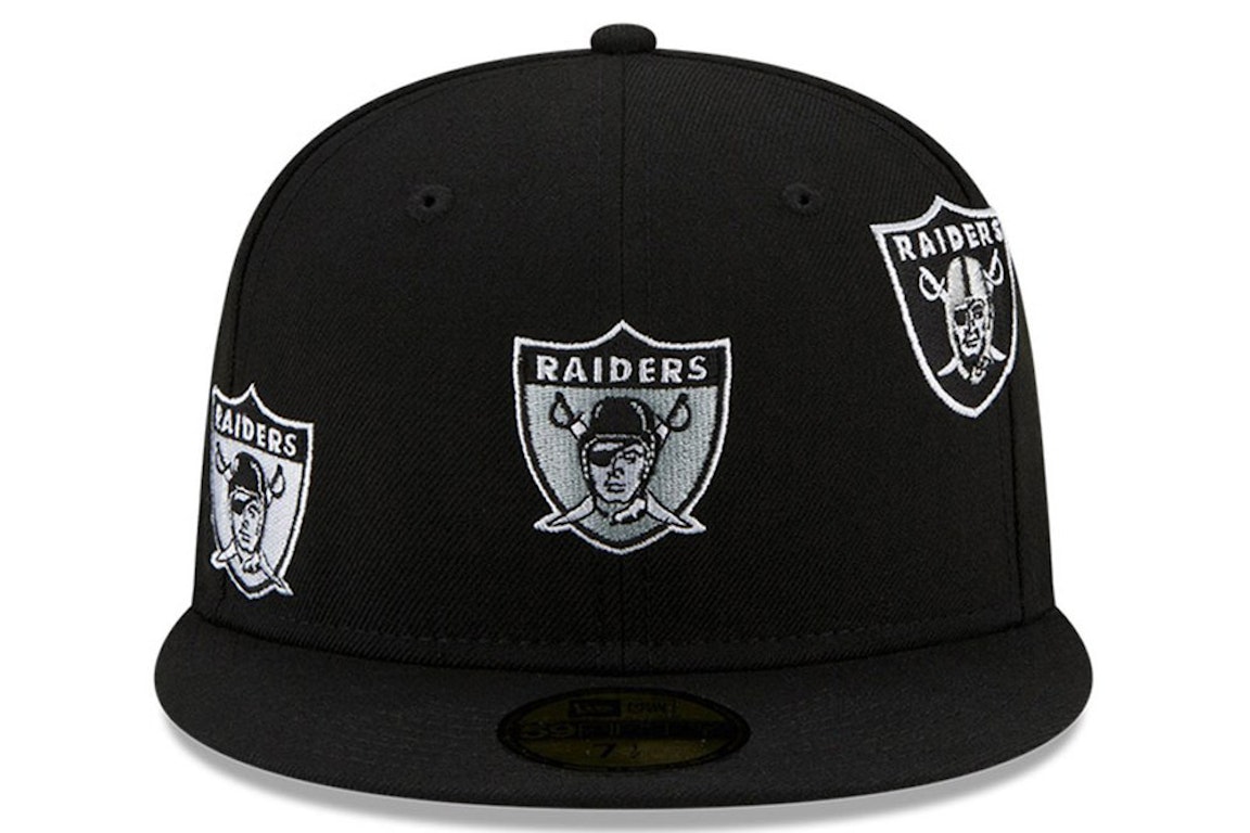 Pre-owned New Era Just Don Las Vegas Raiders 59fifty Fitted Hat Black