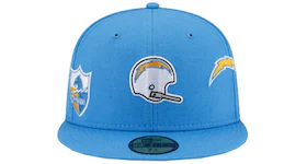 New Era Just Don Los Angeles Chargers 59Fifty Fitted Hat Blue
