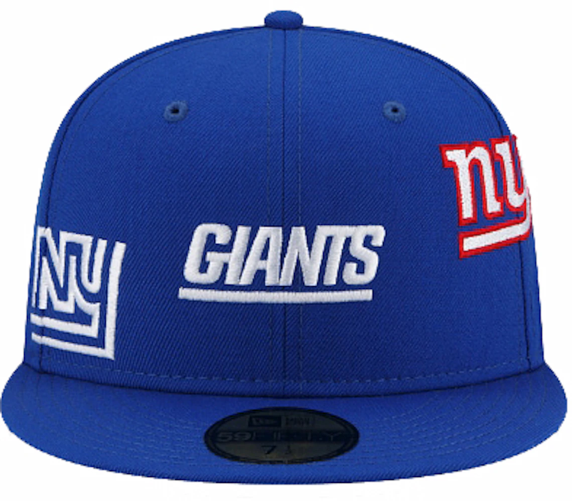 Men's New Era York Giants White on 59FIFTY Fitted Hat