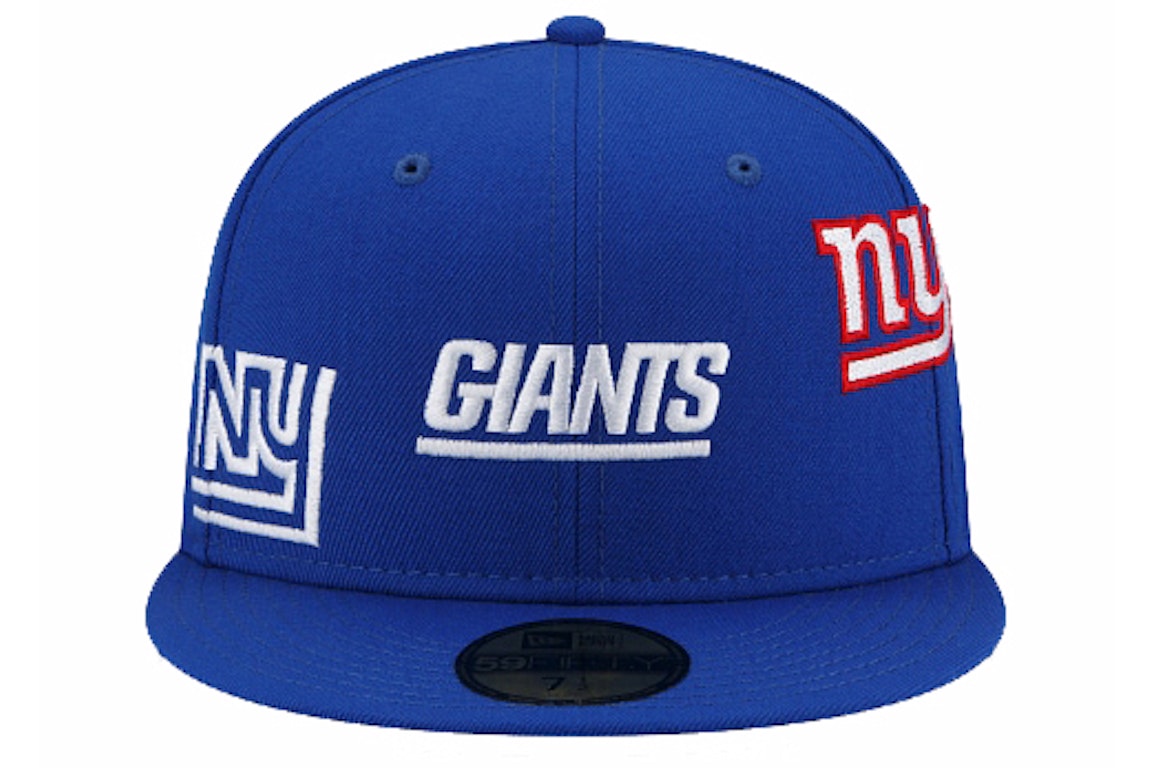Pre-owned New Era Just Don New York Giants 59fifty Fitted Hat Blue