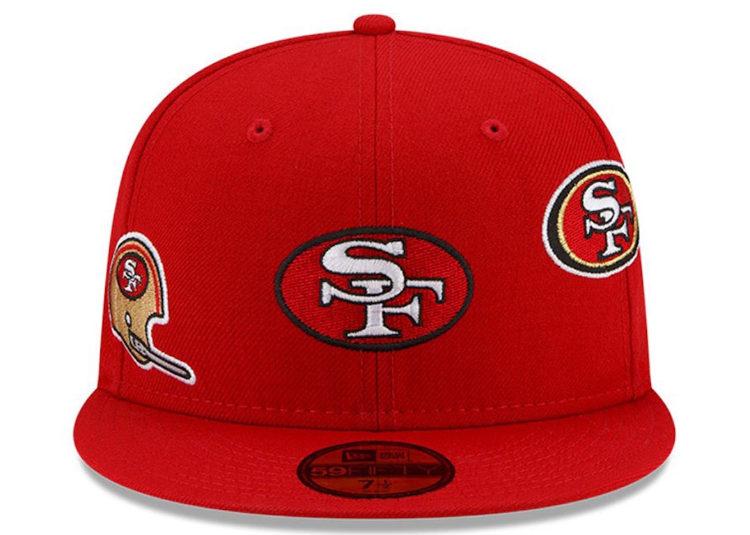 Pre-owned New Era Just Don San Francisco 49ers 59fifty Fitted Hat Red