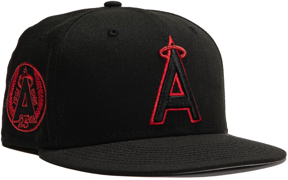 New Era Men's Los Angeles Angels 59Fifty Game Red Authentic Hat