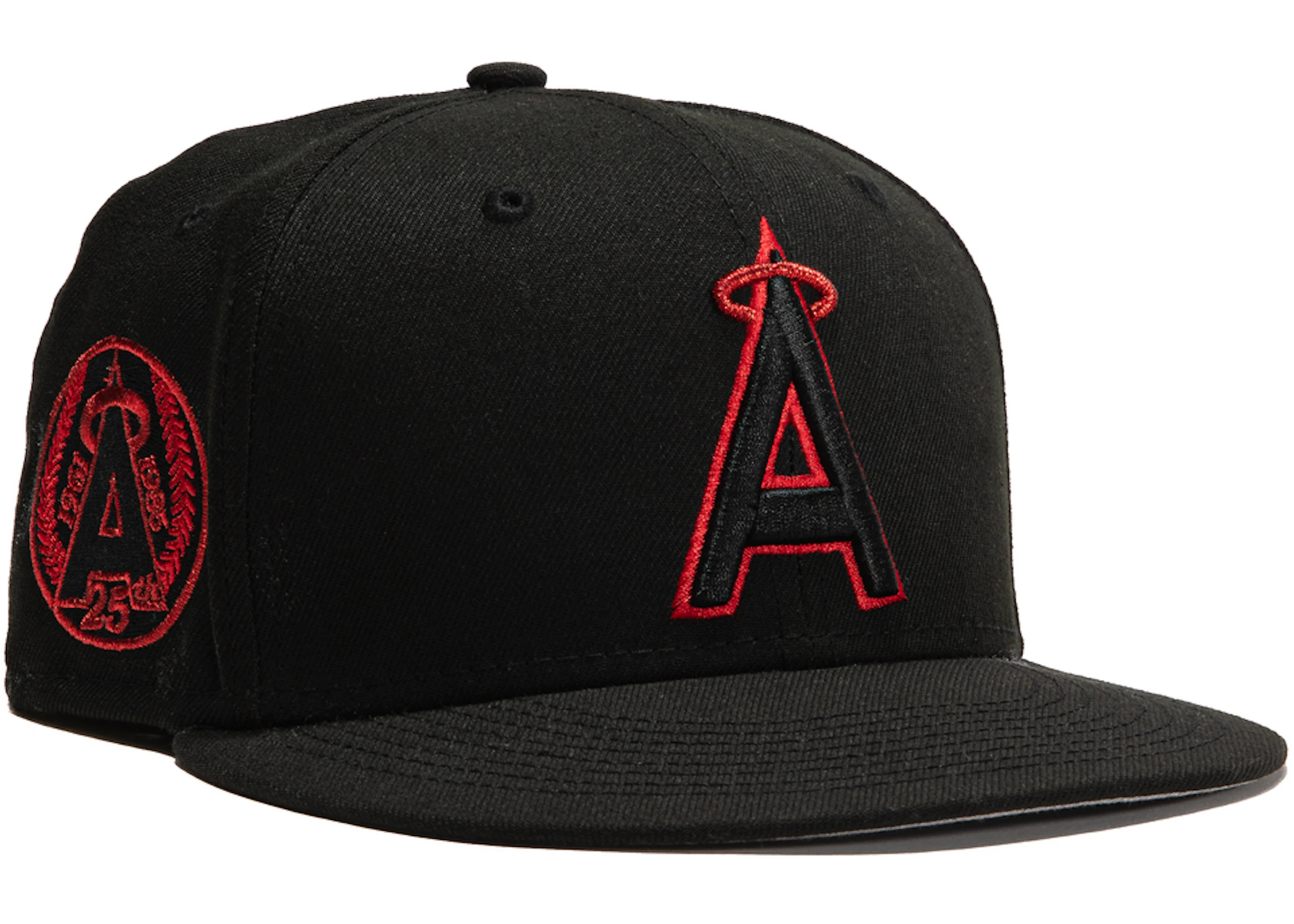 zoogdier Wijzigingen van Kalksteen New Era Los Angeles Angels 25th Anniversary Patch Fitted Hat Black/Red -  SS22 - US