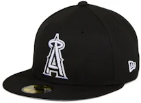 New Era Los Angeles Dodgers 59Fifty Fitted Hat Black/White Men's
