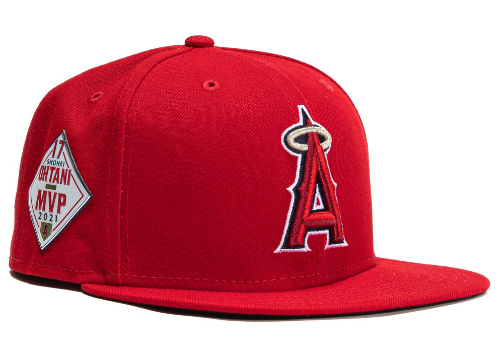 New Era Los Angeles Angels Ohtani MVP Patch Game Hat Club 