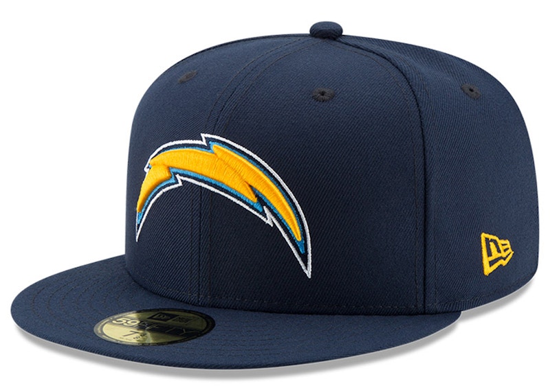 SAN DIEGO CHARGERS New Era Fitted Vintage Hat 90s Hat Cap Size 