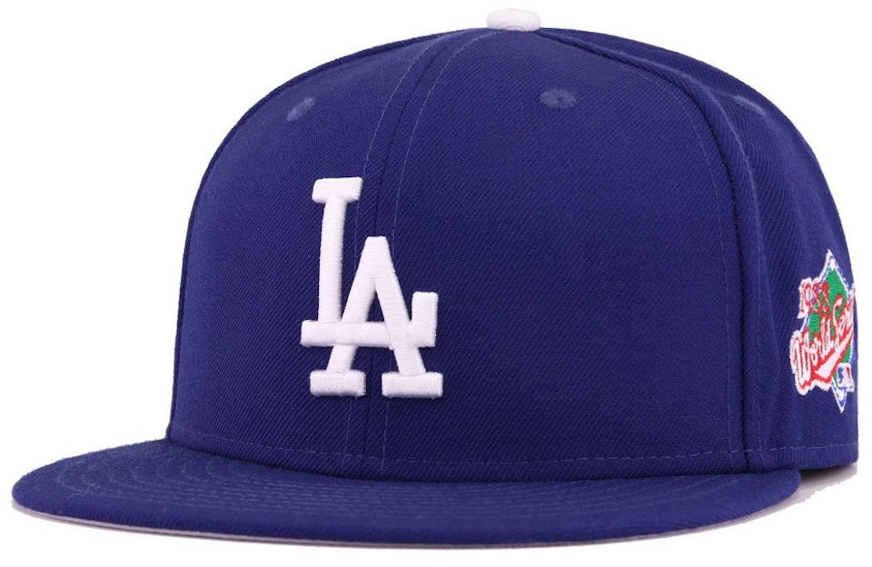 New Era Los Angeles Dodgers 1988 World Series 59Fifty Fitted Hat Dark Royal  Blue Men's - FW21 - US