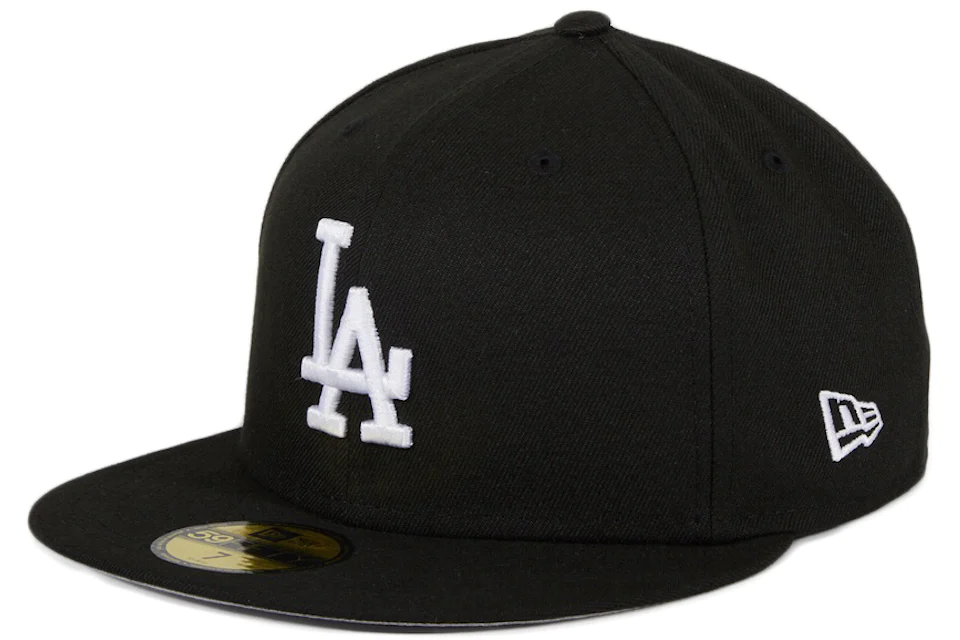 New Era Los Angeles Dodgers 59Fifty Fitted Hat Black/White