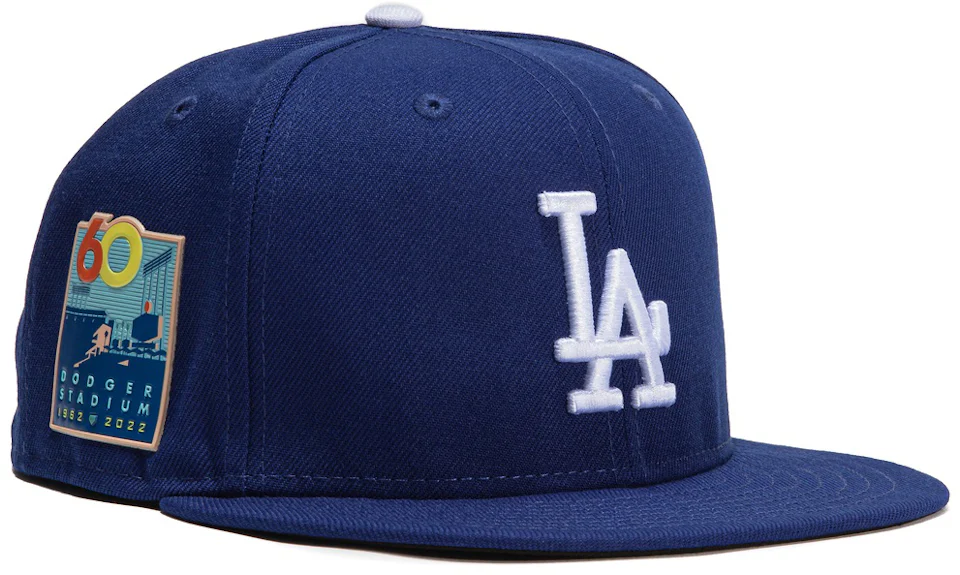 New Era Los Angeles Dodgers 60th Anniversary Stadium Patch Game Hat ...