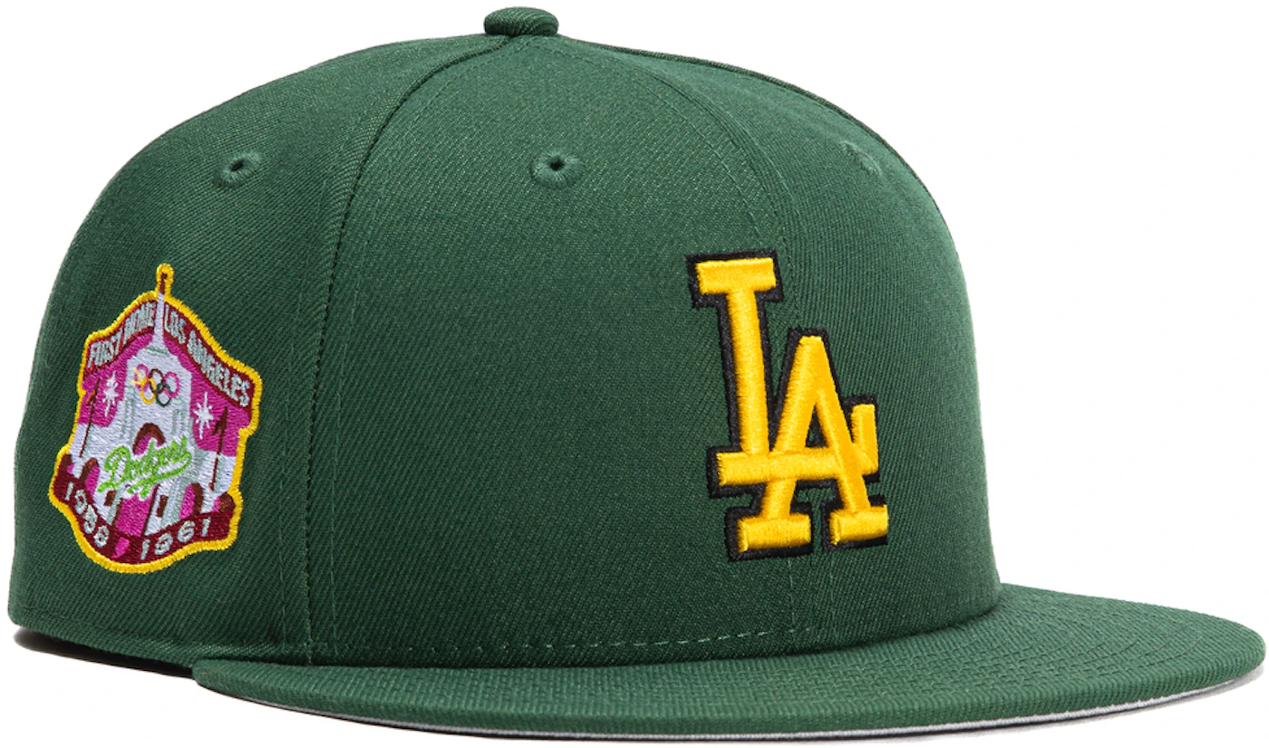 New Era Los Angeles Dodgers Aux Pack Vol 2 1988 World Series Patch Hat Club  Exclusive 59Fifty Fitted Hat Green/Gold - SS22 Men's - US