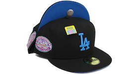 New Era Los Angeles Dodgers Capsule Easter Collection 50th Anniversary 59Fifty Fitted Hat Black/Blue