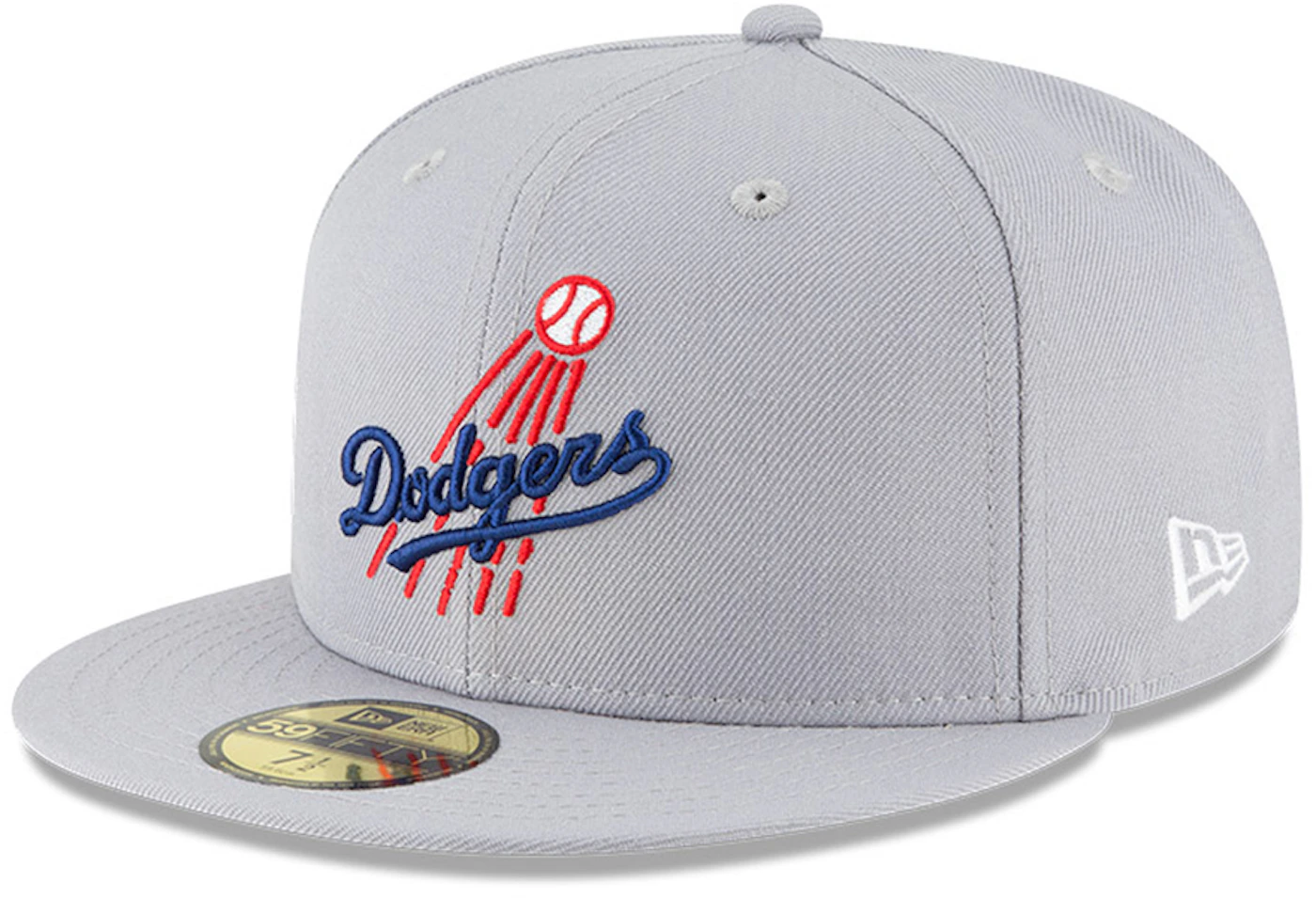 Los Angeles Dodgers 1958 New Era 59Fifty Fitted Hat (Blue Gray