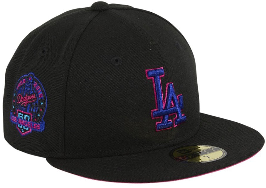 Men's New Era Stone/Royal Los Angeles Dodgers Retro 59FIFTY Fitted Hat