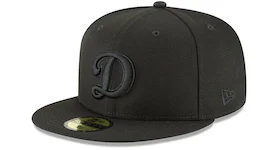 New Era Los Angeles Dodgers D 59Fifty Fitted Hat Black/Black