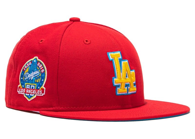 New Era Los Angeles Dodgers Hat Wheels 60th Anniversary Patch Hat