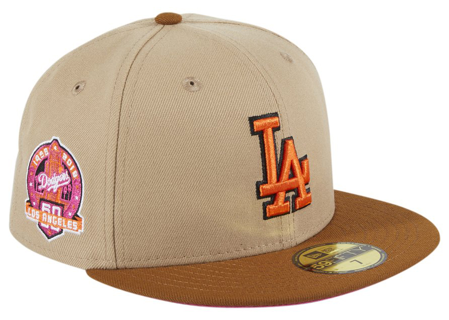 New Era Los Angeles Dodgers PBJ 60th Anniversary Patch Hat Club 