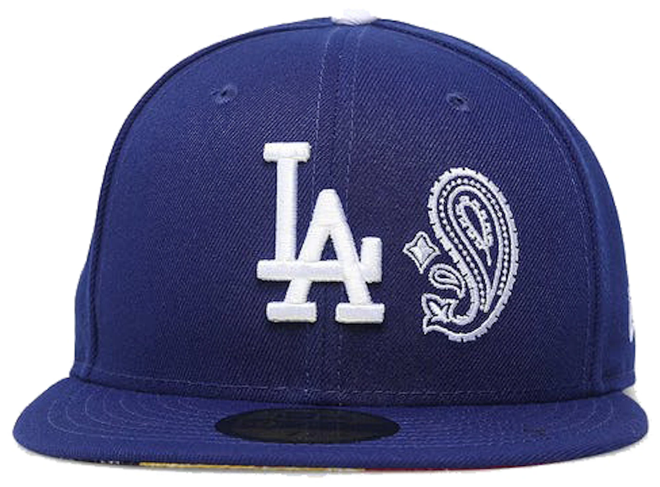 Men's Los Angeles Dodgers New Era Light Blue/Navy Green Undervisor 59FIFTY  Fitted Hat