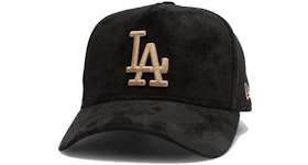 New Era Los Angeles Dodgers Suede 9Forty K-Frame Hat Black