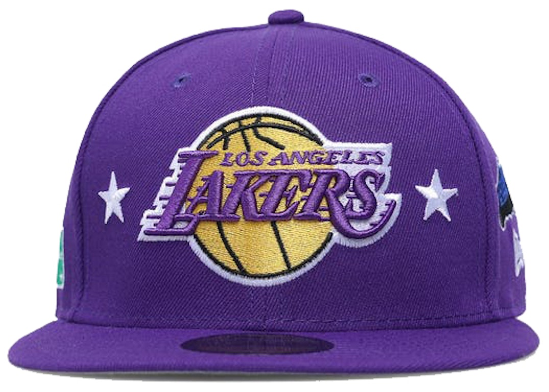 Pre-owned New Era Los Angeles Lakers City Transit 59fifty Fitted Hat Purple
