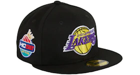 New Era Los Angeles Lakers HC92 Patch Fitted Hat Club Exclusive 59Fifty Fitted Hat Black