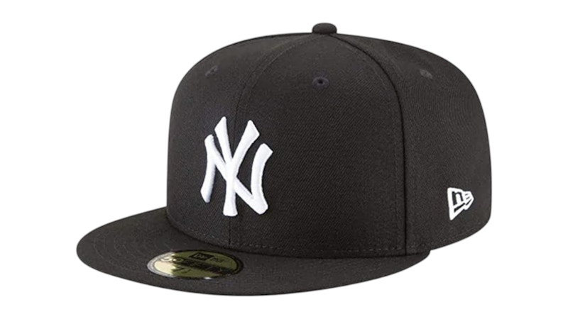 Pre-owned New Era Men's  Mlb Basic New York Yankees 59fifty Fitted Cap In Black