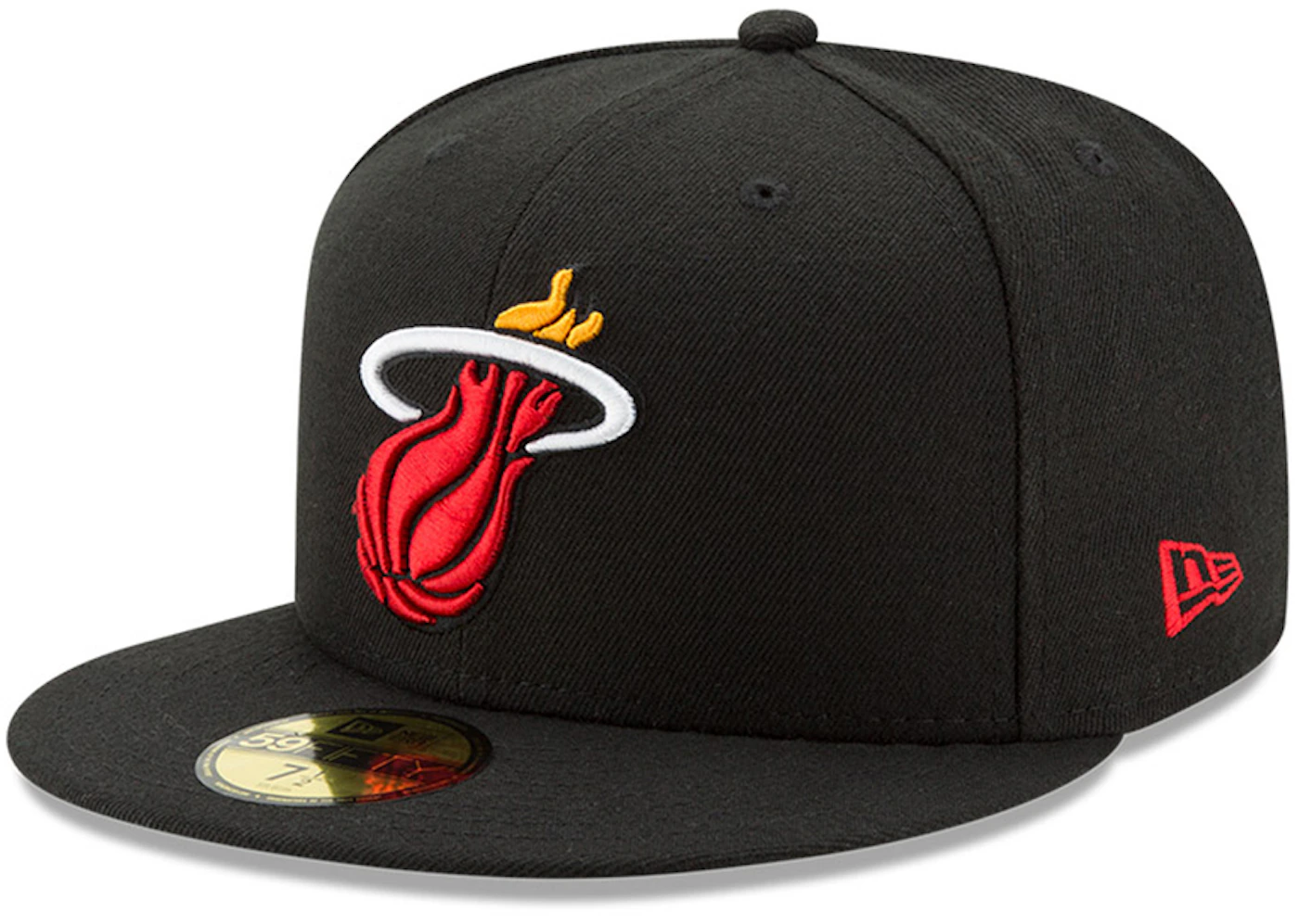 New Era Miami Heat Fitted 59Fifty Fitted Hat Black Men's - FW21 - US
