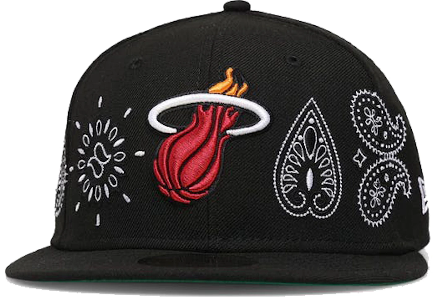 Shop New Era New Era 59Fifty Miami Heat Two Tone Fitted Hat