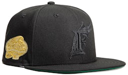 New Era 59FIFTY Monaco Miami Marlins 2003 World Series Champions Patch Hat - Stone, Teal Stone/Teal / 7 7/8