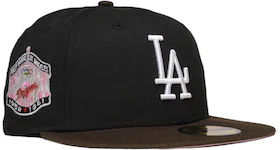 New Era MikiWAR x The Mag Park Los Angeles Dodgers 59Fifty Fitted Hat Reverse Pink Mocha