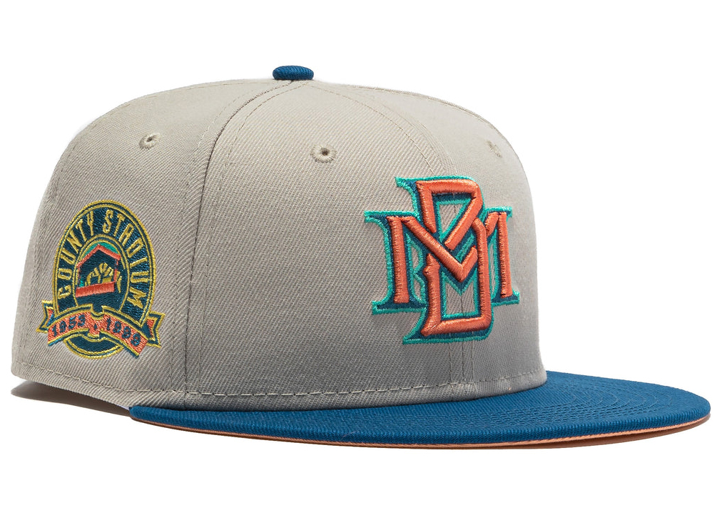 New Era Milwaukee Brewers Ocean Drive 25th Anniversary Patch Hat