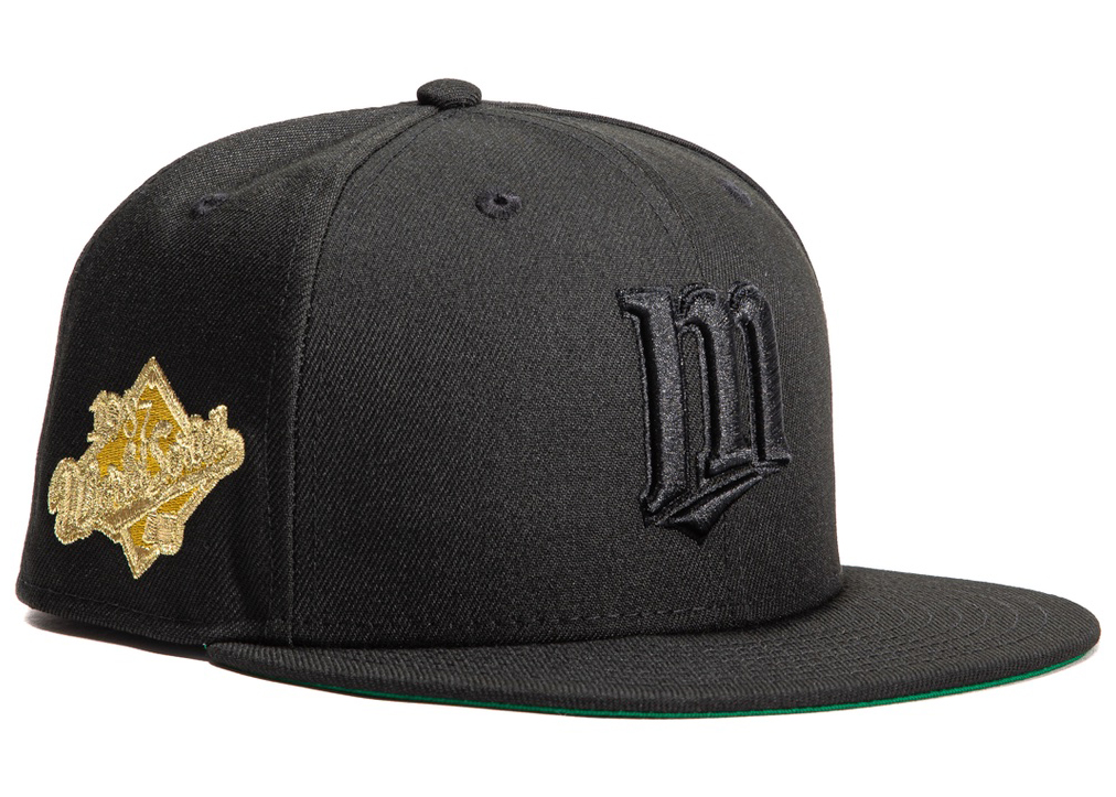 Men’s Minnesota Twins Black City Patch 59FIFTY Fitted Hats
