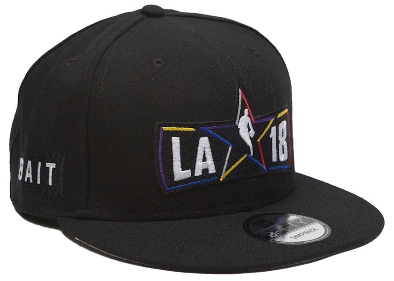 Pre-owned New Era X Bait Nba All Star Game Alt 9fifty Snapback Cap In Black