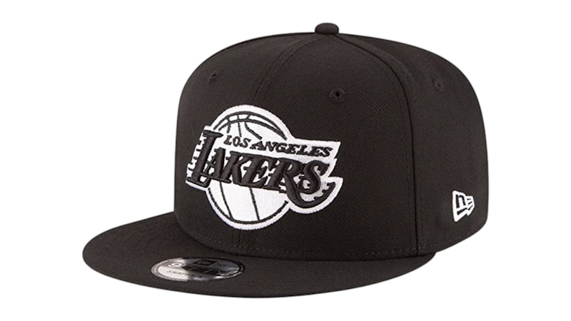 Pre-owned New Era Men's Nba Los Angeles Lakers 9fifty Snapback Cap In White