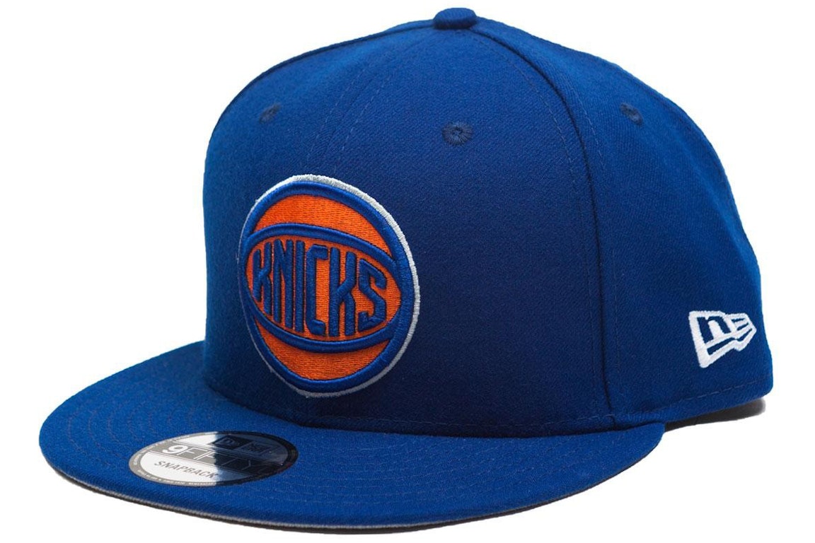 Pre-owned New Era X Bait New York Knicks Alt Royal 9fifty Snapback Cap Blue